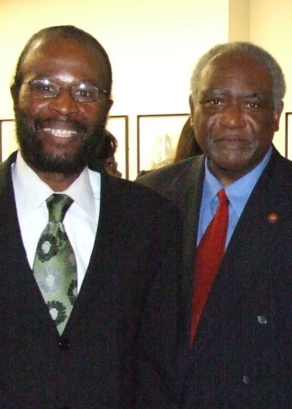 George Williams and Congressman Danny K. Davis in 2008
